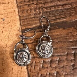 Michael Kors lock earrings